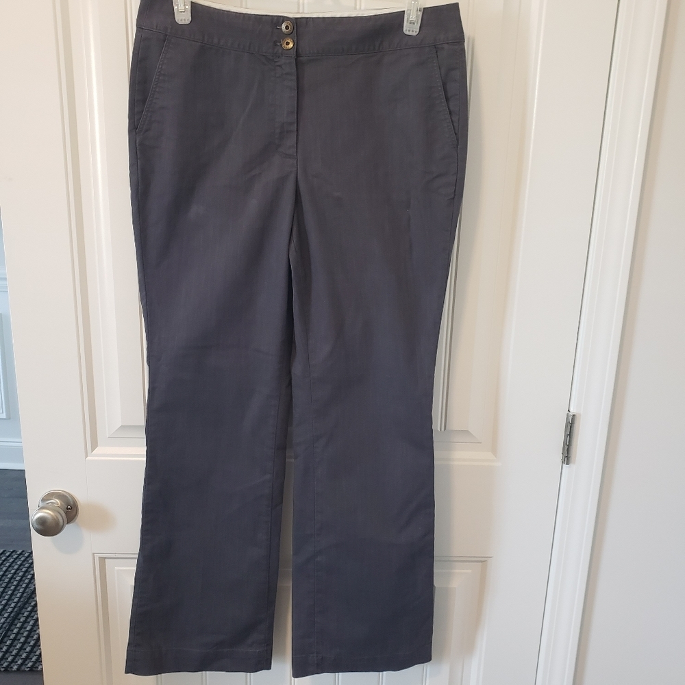 Brooks Brothers Womens Gray Wide Leg Pants Size 12